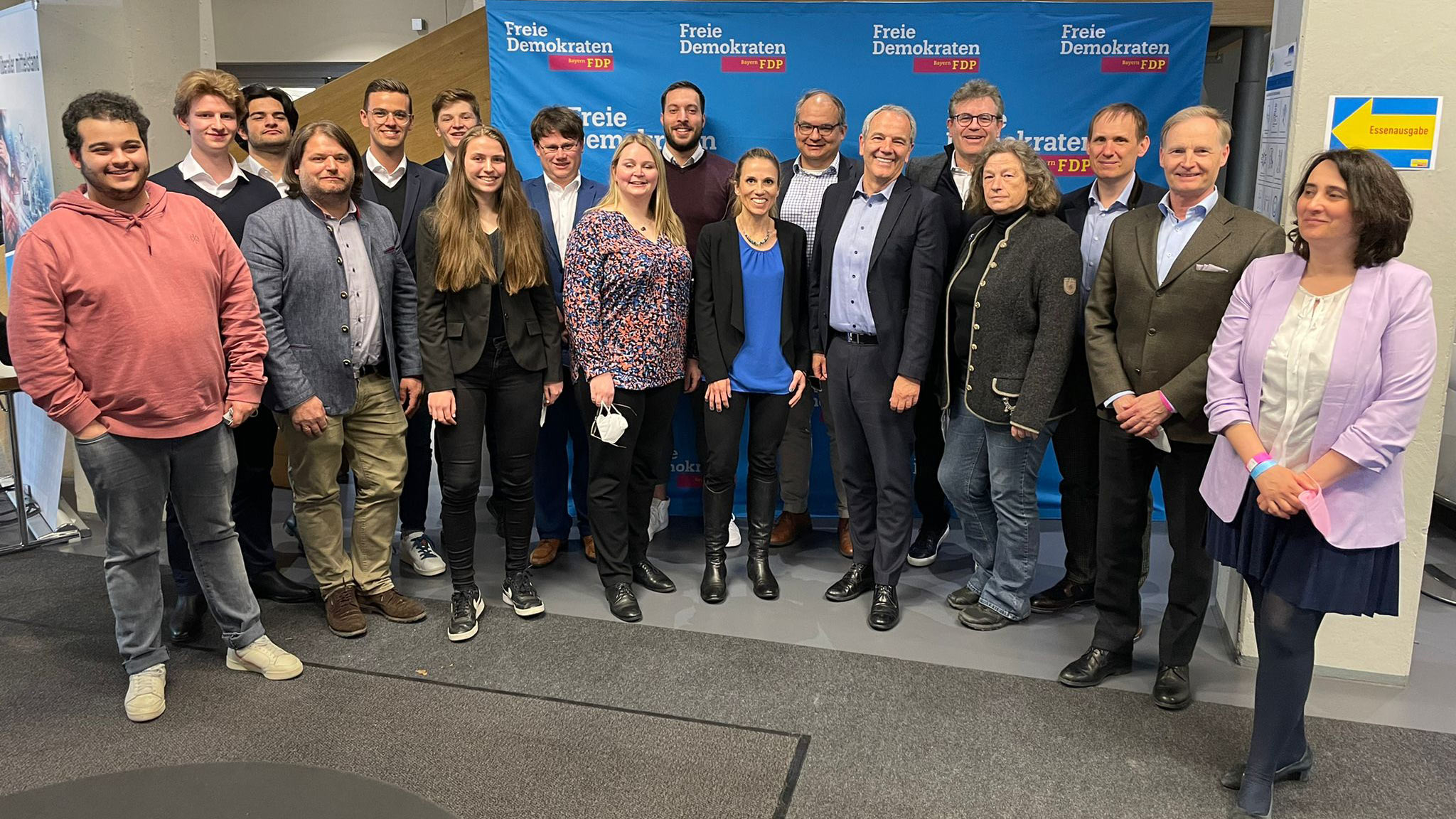 Deligierte des FDP-Kreisverbands München-Land