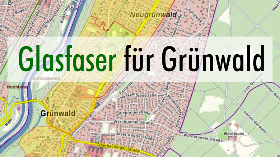 Glasfaser für Grünwald