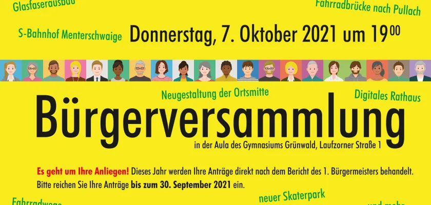 Bürgerversammlung am 7. Oktober 2021